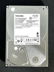 【送料無料】　★ 4TB ★　TOSHIBA / DT02ABA400V　【使用時間： 11 ｈ】　2023年製　新品同様　3.5インチ内蔵HDD　SATA　AVコマンド対応