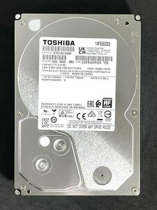 【送料無料】　★ 2TB ★　TOSHIBA / DT01ACA200　【使用時間： 394 ｈ】　2022年製　稼働少　3.5インチ 内蔵 HDD　SATA600/7200rpm