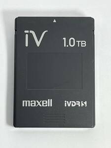 ★送料無料★　1TB　iVDR-S　カセットハードディスク　マクセル/maxell　ブラック　1TB　HDD　アイヴィ　動作品　M-VDRS IVDRS Wooo対応 