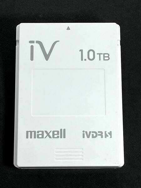 ★送料無料★　1TB　iVDR-S　カセットハードディスク　マクセル/maxell　ホワイト　1TB　HDD　アイヴィ　動作品　M-VDRS IVDRS Wooo対応 ②