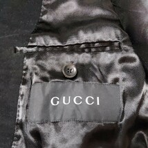 GUCCI　ピーコート　黒_画像3