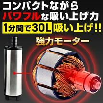 水中ポンプ 12V 小型 ワニクリップ ライブウェル ビルジポンプ クランプ 農業 海水 家庭用 汎用 キャンプ シャワー ボート 釣り 給水 排水_画像3