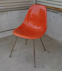  super rare! free shipping! Vintage Herman Miller [ shell chair ]X base Herman Miller goods with special circumstances 