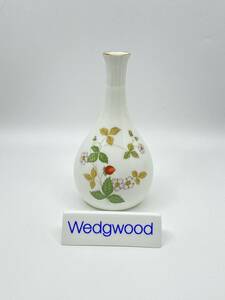 WEDGWOOD ウェッジウッド WILD STRAWBERRY Slim Bud Vase ワイルドストロベリー スリム バッド ベーズ *L760