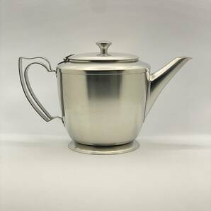 OLD HALL オールドホール BALMORAL 1.75Pt Tea Pot (Satin) バルモラル ステンレス 1.75Pt サテン ティーポット長 注ぎ口 年1950's *L589の画像4