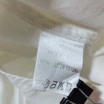 GUCCI グッチ シャツ 白シャツ メンズ スーツ フォーマル スタンドカラー 長袖 綿 サイズ42 メイドインイタリア 中古 古着 送料無料 M1_画像8