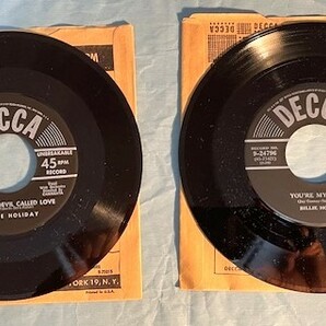 Billie Holiday DECCA 45rpm ALBUM 9-250 (7inch x 4) JAZZ VOCALの画像6