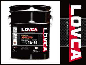 ■送料無料■LOVCA PREMIUM-RACING 5W-30 20L SP■特殊減摩技術×エステル×PAO RACINGを超えた特別なレーシングオイルLSPI対応■LPR530-20