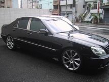 speed1　ベンツ W220　S500ロング S600ロング 鏡面 ステンレスピラー ●6点● バイザー無用 （バイザー未装着車用）_画像1