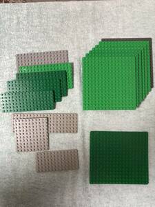 レゴ　LEGO　基礎板　プレート　ベース　7枚（16ｘ16）+　切れ端　　　　　　　　　　041－02750－36－86