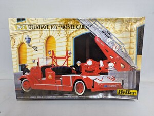 ■希少 未組立 HELLER 1/24 デライエ 103 モンテカルロ消防自動車 プラモデル■