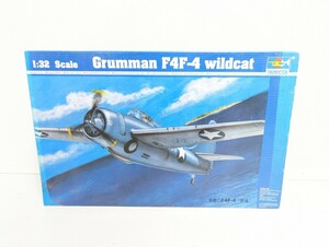 ■希少 未組立 トランペッター 1/32 グラマン F4F-4 ワイルドキャット キット プラモデル■