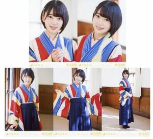 1/23［124］乃木坂46 公式グッズ　堀未央奈　生写真 5種コンプ　5枚　ハルジオンが咲く頃 選抜ver.　レア　ヨリチュウヒキ　成人式