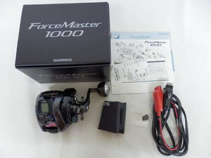 124D235A♪ ★実釣未使用★ SHIMANO シマノ ForceMaster　21 電動リール フォースマスター1000 箱付き 