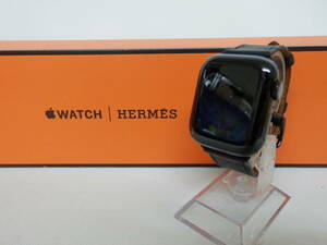 113H720A◆【バッテリー100%】 Apple Watch series8 HERMES 41mm GPS+Cellular MNJY3J/A 黒 ブラックステンレス シリーズ8 中古