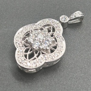 【J-20】 TOP　Pt900　ダイヤ　0.68ct　ペンダントトップ　ネックレストップ　プラチナ　5.8g　19.9㎜　Pt900刻印