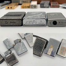 【Kー44】ZIPPO ガス・オイル ライター RONSON GIVENCHY Budweiser Peace Bronica Valentino Windmill BROTHER　など　17点 着火未確認_画像6