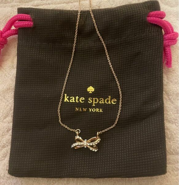 kate spade NEW YORK ケイトスペード　リボンネックレス