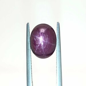【中宝研ソ付き】パープルスターサファイア　ルース／Purple Star Sapphire　loose stone　6.905ct