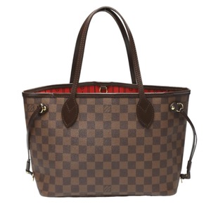 ルイヴィトン ハンドバッグ N51109 ネヴァーフルPM ダミエ ハンドバッグ LOUIS VUITTON ブラウン レディース 中古