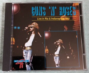 *GUNS'N'ROSES Live *Live in Rio&Indianapolis 1991/ gun z* and * low zes/ Live record / all 13 bending compilation 