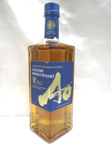 ◎K74956:サントリー ワールド ウイスキー 碧 700ml 43% 未開栓 SUNTORY WORLD WHISKY Ao アオ 同梱不可