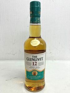 #A73803:ザ グレンリベット 12年 THE GLENLIVET 375ml 40% ハーフボトル ウイスキー 未開栓 同梱不可