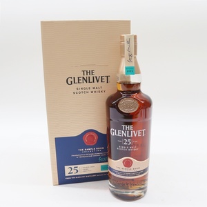  古酒 グレンリベット 25年 サンプルルームコレクション シングルモルト スコッチ ウイスキー 700ml 43% 未開栓 箱付 THE GLENLIVET