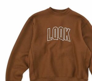 【L】【新品未開封】LQQK STUDIO LQQK Arc Logo Crewneck Brown Supreme シュプリーム パレス ENNOY エンノイ スウェット 私物 パーカー