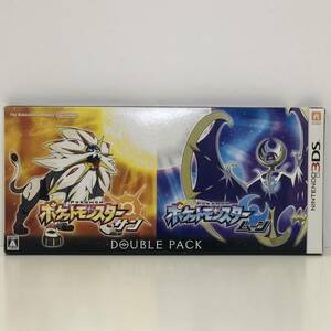 【1円～】「ポケットモンスターサン・ムーン ダブルパック」Nintendo3DS ゲームソフト ポケモン 任天堂【中古品】