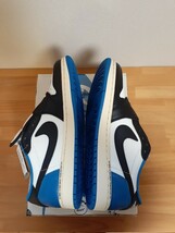 Travis Scott Fragment Nike Air Jordan 1 Low OG SP Military Blue 26.5cm　トラヴィス　フラグメント　ジョーダン１_画像6