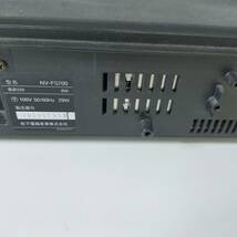 【ジャンク品】NV-FS700　Panasonic　VHSプレイヤー　ビデオデッキ　黒　※2400010306181_画像8