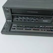 【ジャンク品】NV-FS700　Panasonic　VHSプレイヤー　ビデオデッキ　黒　※2400010306181_画像3