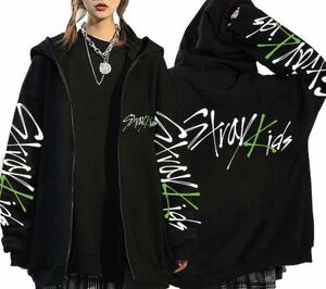 送料込み☆straykids☆パーカー☆XXL☆ビッグロゴ☆新品未使用☆裏起毛 