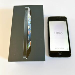 iPhone iPhone5 64GB ブラック　softbank Apple