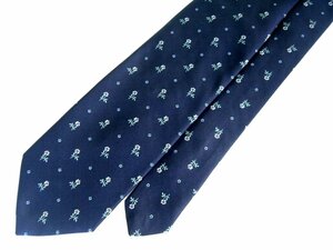 新品 【送料込】ブルックスブラザーズ Brooks Brothers Full Floral Tie ネイビー 花柄刺繍 シルクネクタイ Silk 100% 米国製
