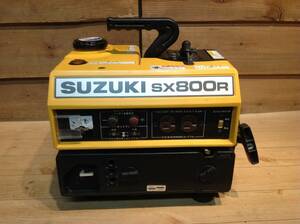 E☆010965 SUZUKI 発電機 SX800R 50/60Hz ジャンク 修理部品取り 格安出品！