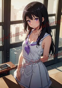 AN-752sa 響け！ユーフォニアム 高坂麗奈 同人 ポスター A4 オリジナル アニメ anime 特殊印刷 高品質 イラストアート セクシー 美少女