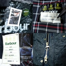 Deadstock 90s Barbour burghley c40 ネイビー　　　デッドストック　バブアー　バーレー　ステンカラーコート　_画像4