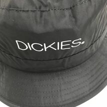 未使用品 Dickies ブラック バケットハット メンズ レディース バケハ 黒 キャンプ アウトドア カジュアル タグ ロゴ 定番 ディッキーズ_画像5