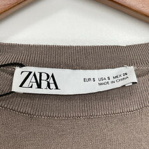 未使用品 /S/ ZARA ベージュ ニットセーター レディース タグ カジュアル トップス 通勤 ゴールドボタンガーリー 大人可愛い デイリー ザラ_画像7