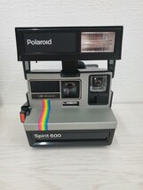 ★Polaroid Spirit 600 LM プログラム ポラロイドカメラ インスタントカメラ レトロ アンティーク 動作未確認 専用バッグ_画像2