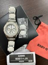 ♪♪#5327　CASIO　BABY-G　5001　MSG-300C　白　付属品有　中古品♪♪_画像1