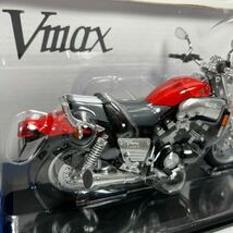 アオシマ 1/12 完成品バイクシリーズ　ヤマハ Vmax ファイアーレッド　Vマックス ミニカー オートバイ_画像3