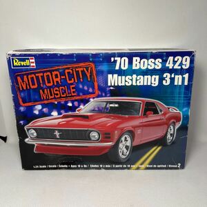 レベル(Revell) フォード ボス 429 マスタング (‘70 Boss 429 Mustang 3’n 1) 1/24スケール アメ車　