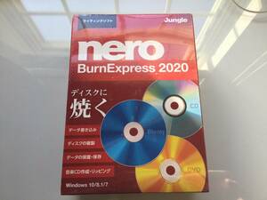 ライティングソフト nero BurnExpress 2020 @完全未開封パッケージ @Windows対応@