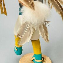 10.5インチTall イーグル Eagle カチナ 精霊 インディアン ホピ ネイティブアメリカン　ナバホ　アメリカ　伝統工芸品　アート_画像9