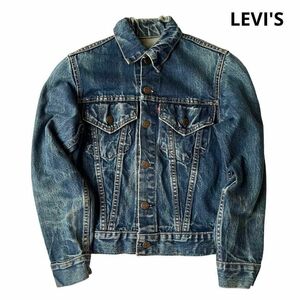 LEVI'S リーバイス Gジャン BIG E デニム ジャケット 刻印525　70505 トラッカージャケット 濃紺　ビッグE