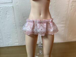 1/6 フィギュア ドール TBLeague 衣装　ヒラヒラレースピンクスカート　かわいい 人形 クールガール カスタムドール 素体は付きません。