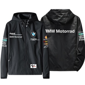 秋冬新品 BMW スレーシング ジャケット バイクウエアグッズ 長袖 防風 冬服 厚手▲ブラック